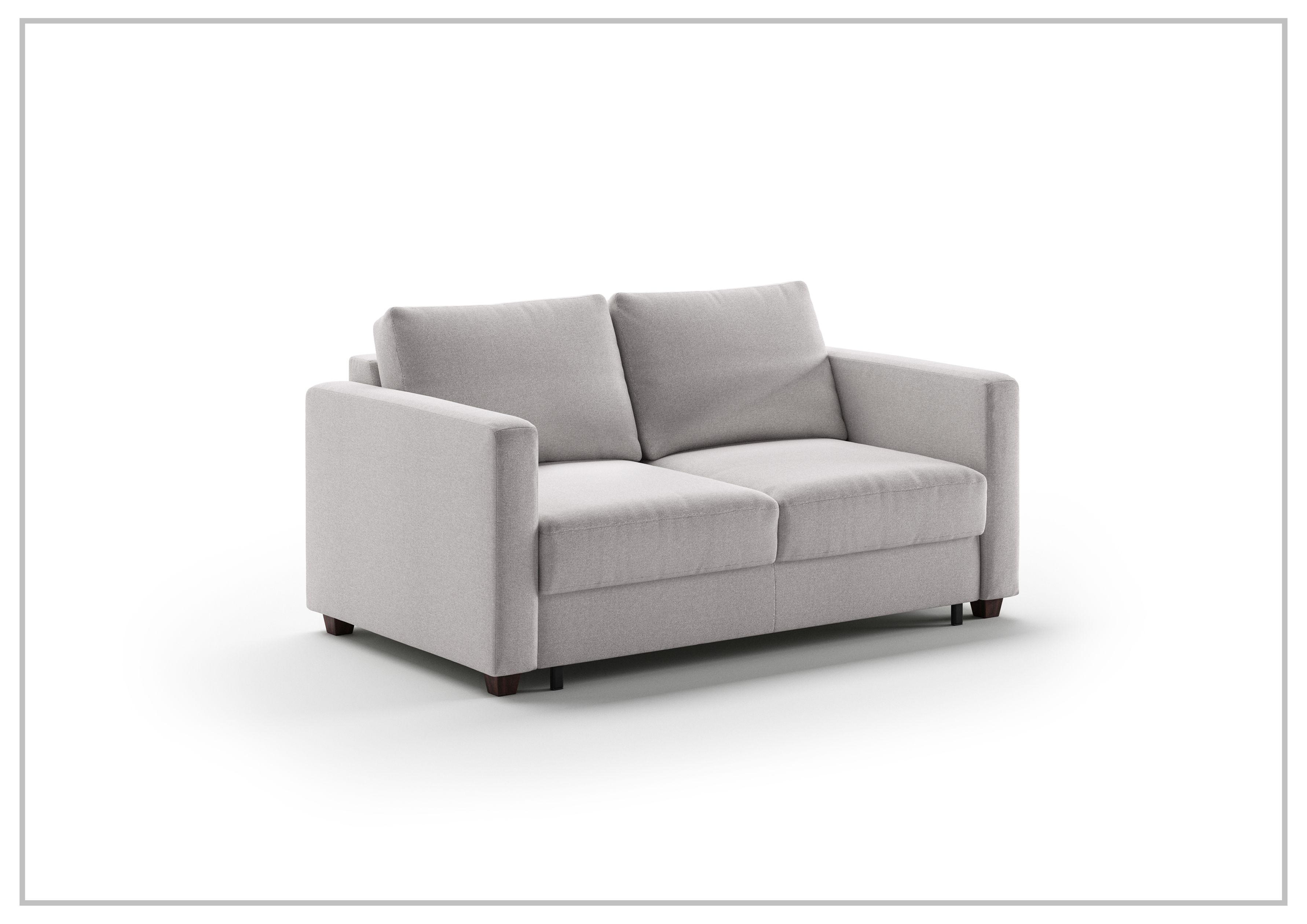 Luonto Fantasy Full XL Fabric Sleeper Sofa with Gas Spring Mechanism - Convertible Bed for Small Spaces, Guest Rooms & Apartments