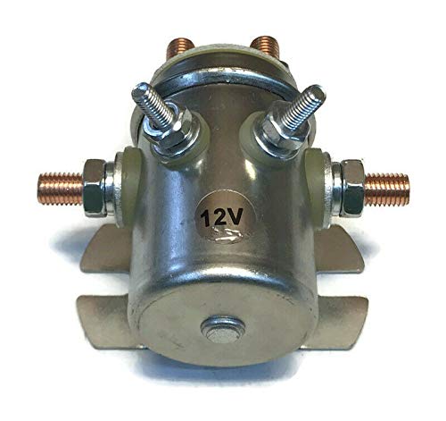 12V Single Pole Double Throw (SPDT) Solenoid - Replacement for Auto Crane 300105 & 300105-001 - Perfect for Automotive Lifting Systems and Industrial Equipment