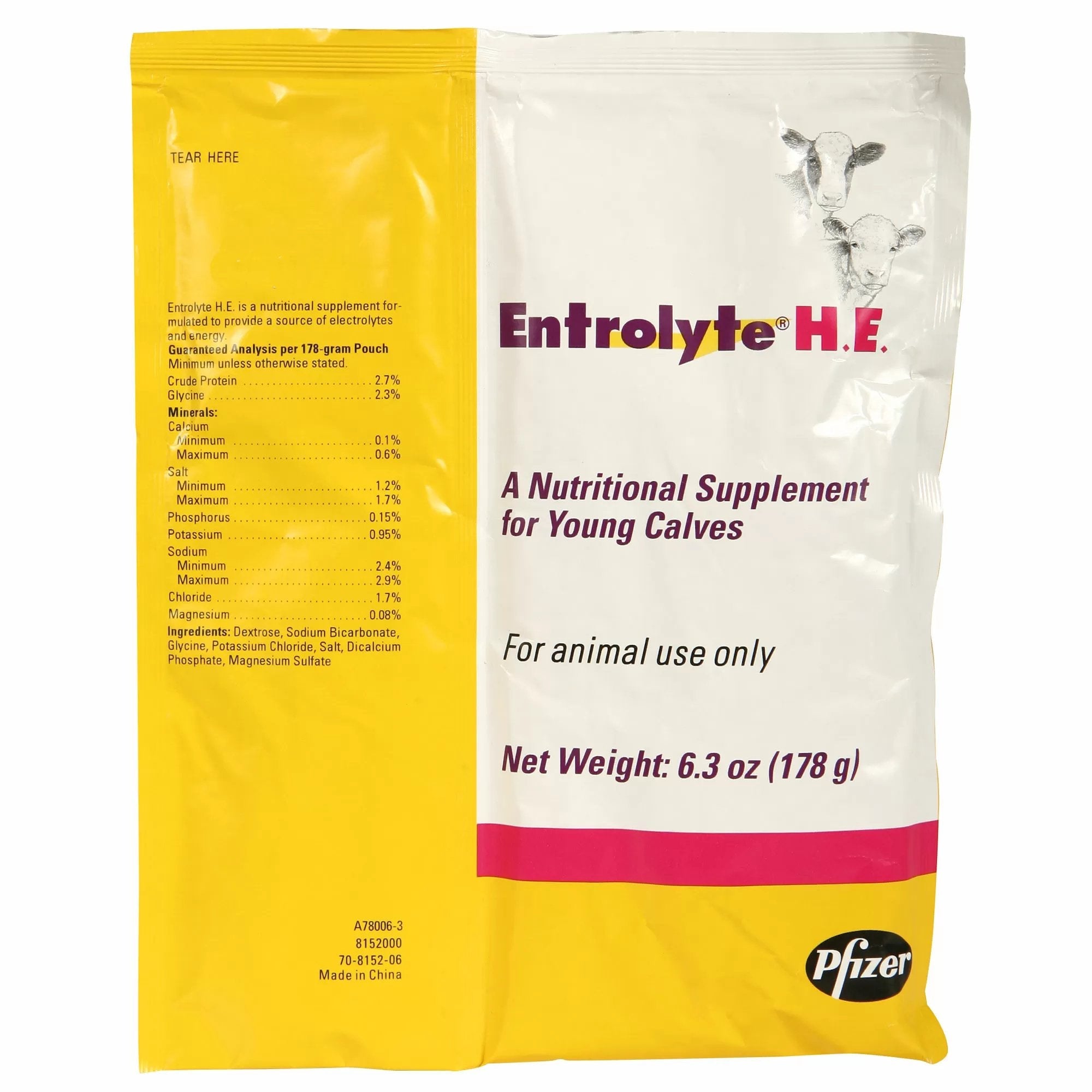 Zoetis Entrolyte® H.E. Oral Electrolyte Solution for Dogs & Cats - Supports Hydration & Recovery After Diarrhea or Vomiting - Ideal for Travel & Post-Surgery Care