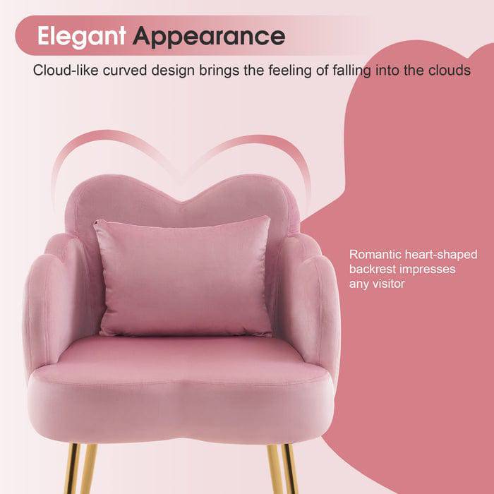 Professional Cotton Candy Manicure Chair for Salon & Spa - Ergonomic Nail Salon Stool with Adjustable Height - Perfect for Pedicures, Manicures, and Beauty Treatments