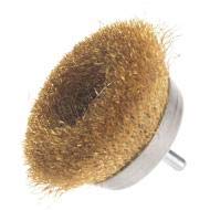 Weiler Crimped Wire Cup Brush, 2-3/4 Inch, 1/4 Inch Shank - Pack of 2 (14311) - Ideal for Rust Removal, Paint Stripping & Surface Prep on Metal, Wood & Concrete