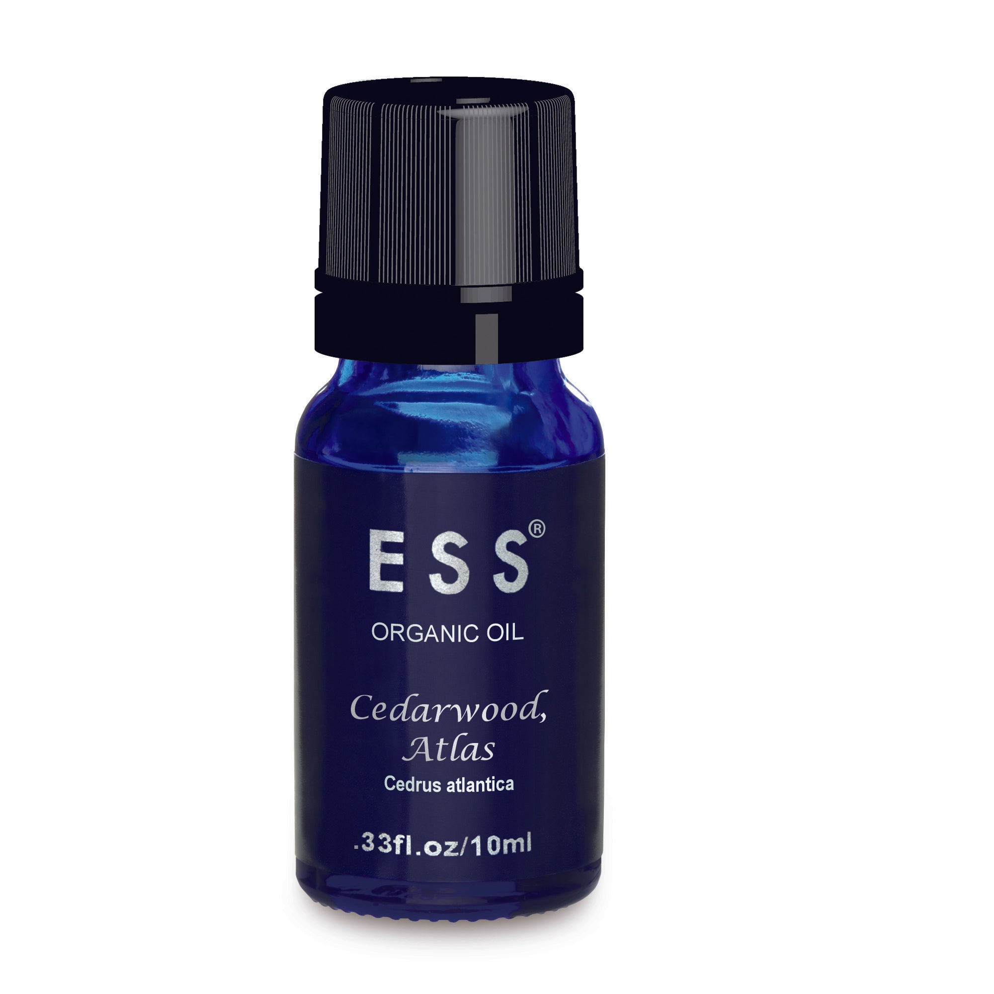 ESS Organic Cedarwood Essential Oil, 10 mL - 100% Pure Natural Aromatherapy Oil for Relaxation, Stress Relief & Sleep Aid - Perfect for Diffusers, Massage & DIY Skincare