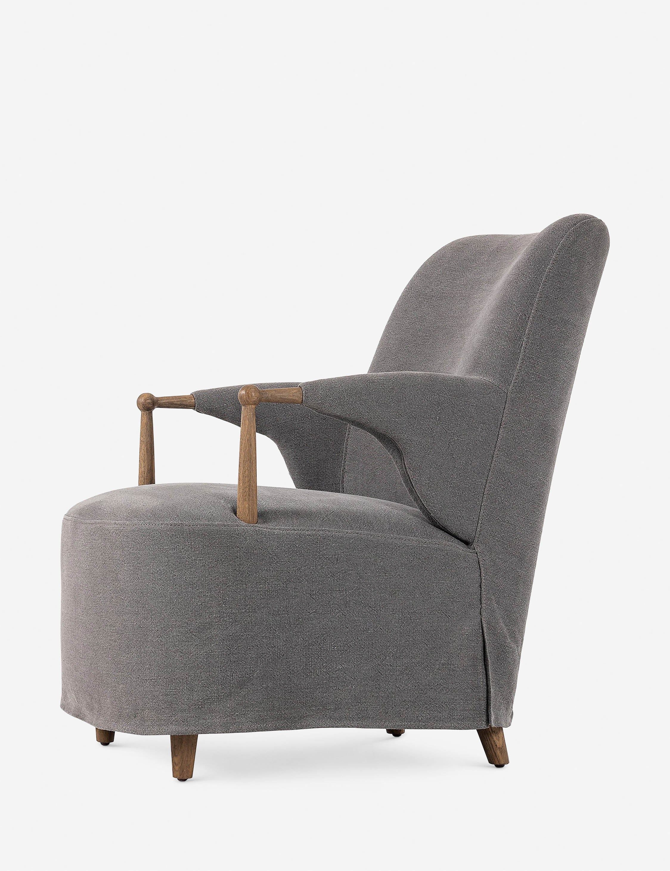 Brently Accent Chair by Amber Lewis x Four Hands - Modern Upholstered Lounge Chair for Living Room, Bedroom & Office - Perfect for Reading Nook, Conversation Area or Home Decor