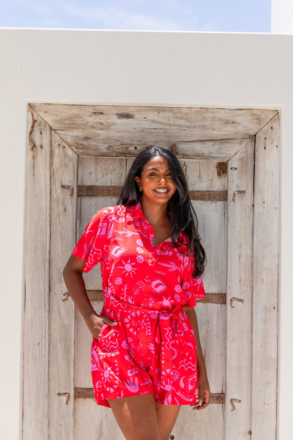 Giulia Playsuit in Margie - Stylish Women's Jumpsuit for Summer Outfits & Casual Wear | Perfect for Beach, Vacation, and Everyday Fashion