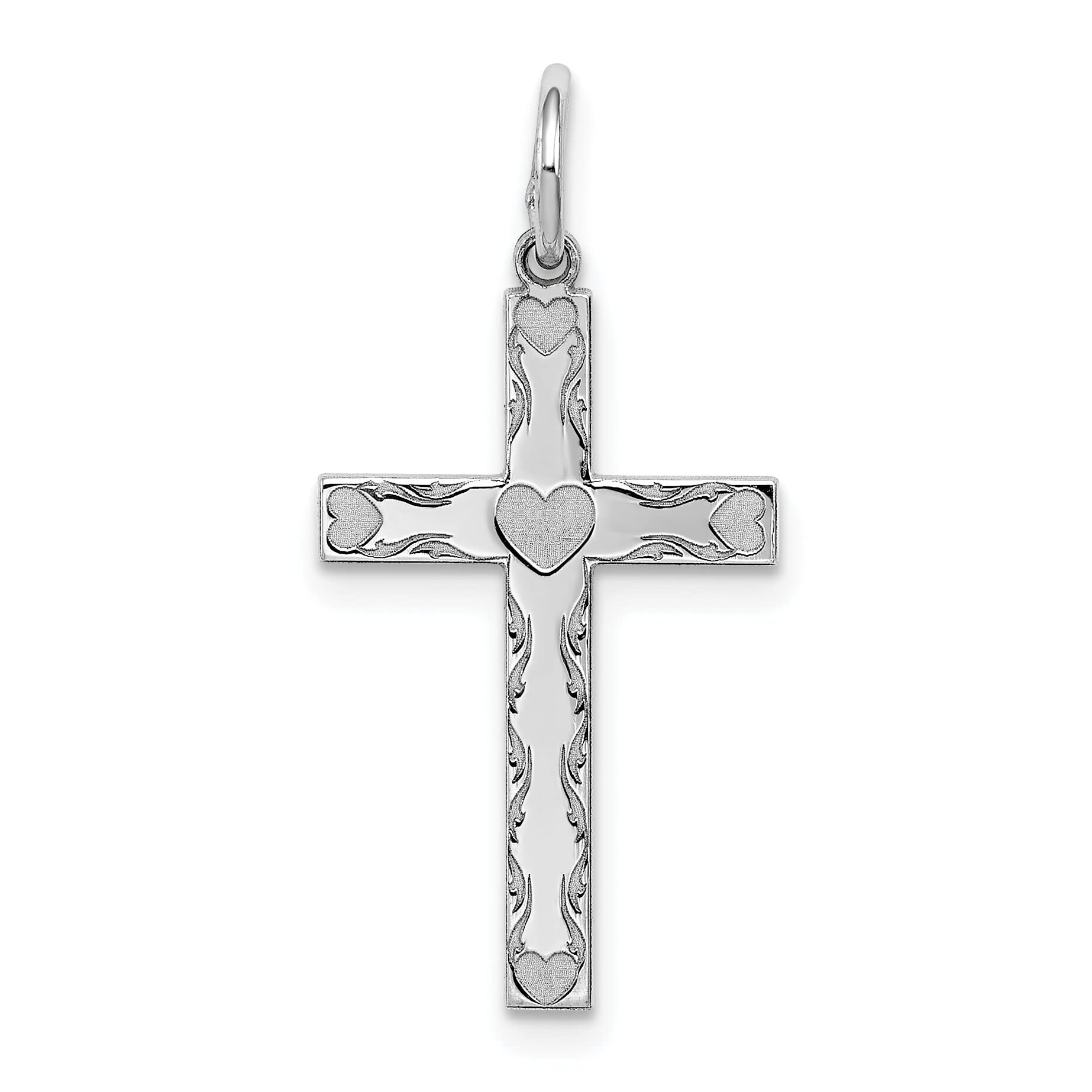 925 Sterling Silver Cross Charm Pendant - Elegant Religious Jewelry for Necklaces & Bracelets - Perfect for Gifts, Baptism, and Everyday Wear