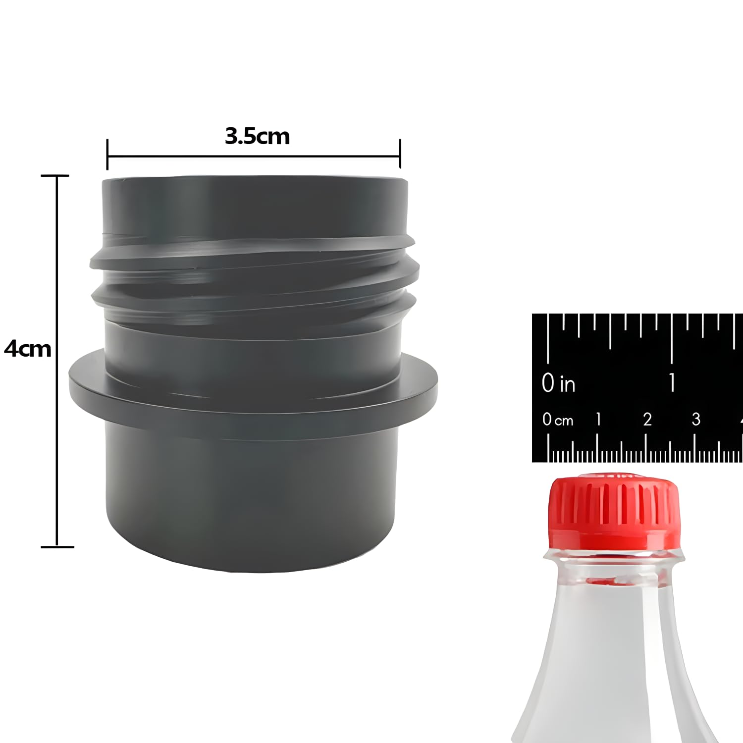 SodaStream Bottle Adapter for Fizzi DUO, Terra, Art, Gaia, A200 & G100 Soda Makers - Universal Carbonation Accessory for Sparkling Water & Homemade Soda at Home