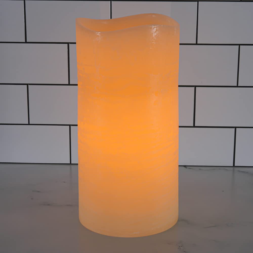Richland LED Big Pillar Candles Ivory 6