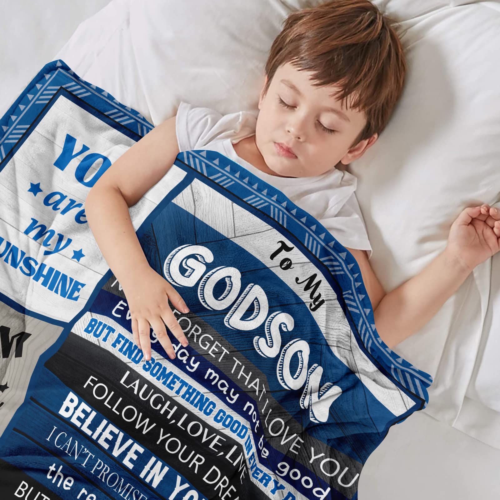 Godson Baptism Blanket - 60
