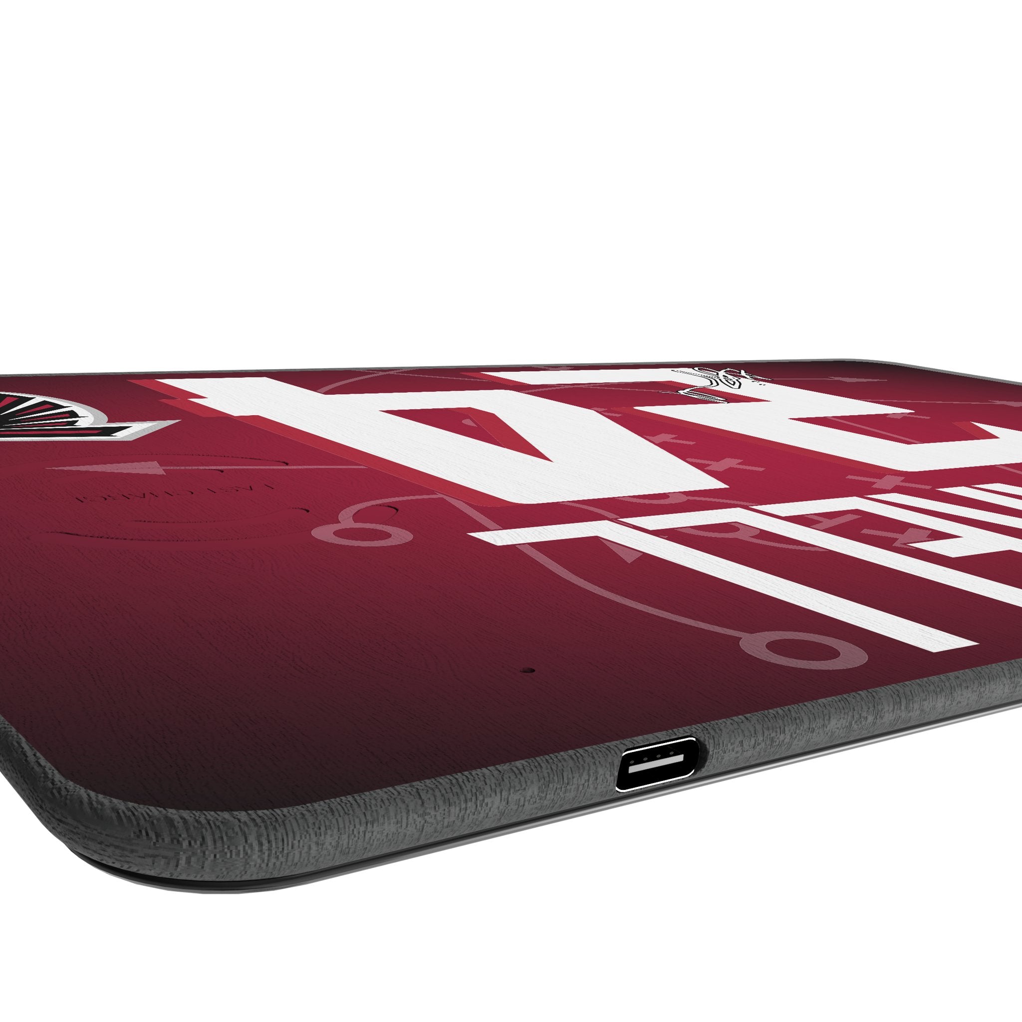 A.J. Terrell Atlanta Falcons 24 Game Tactical 15W Fast Wireless Charger & Mouse Pad Combo - Perfect for Office, Gaming, and Home Desk Setup