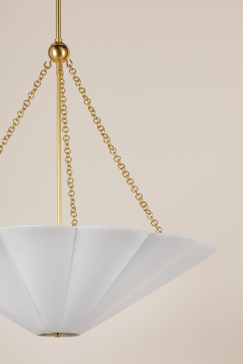 Alana 3-Light Modern Pendant Lighting Fixture for Kitchen Island, Dining Room & Living Room | Brushed Nickel Finish | Adjustable Hanging Height