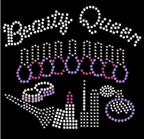 Rhinestone Iron-On T-Shirt Transfer for DIY Fashion & Custom Apparel - Perfect for Parties, Weddings & Personalized Gifts