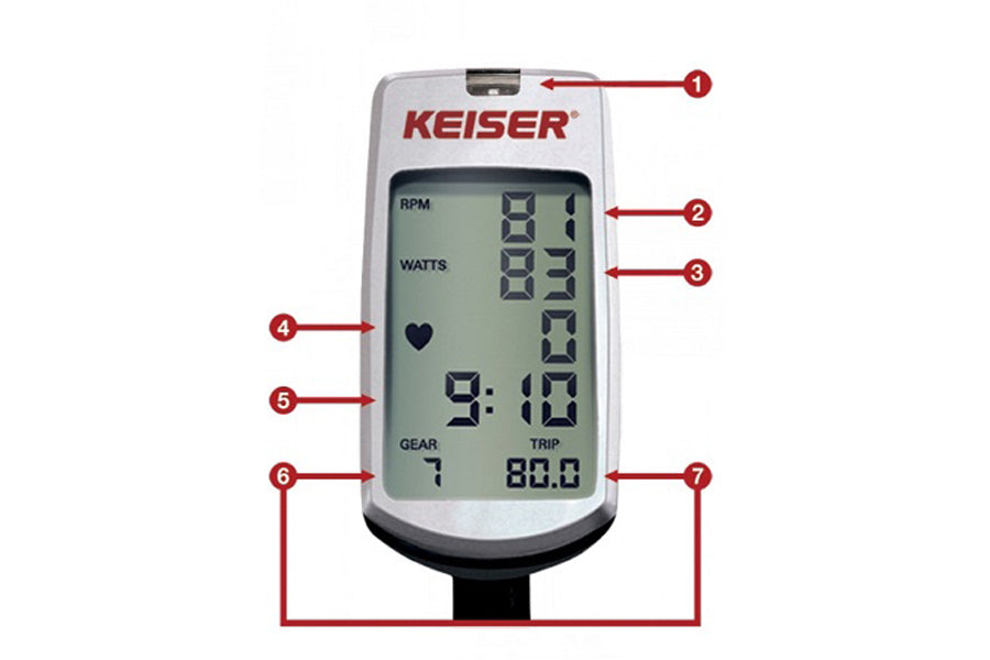 Keiser M5i Elliptical Strider - Premium Home Gym Equipment for Cardio & Full-Body Workout - Perfect for Home Fitness & Commercial Gyms