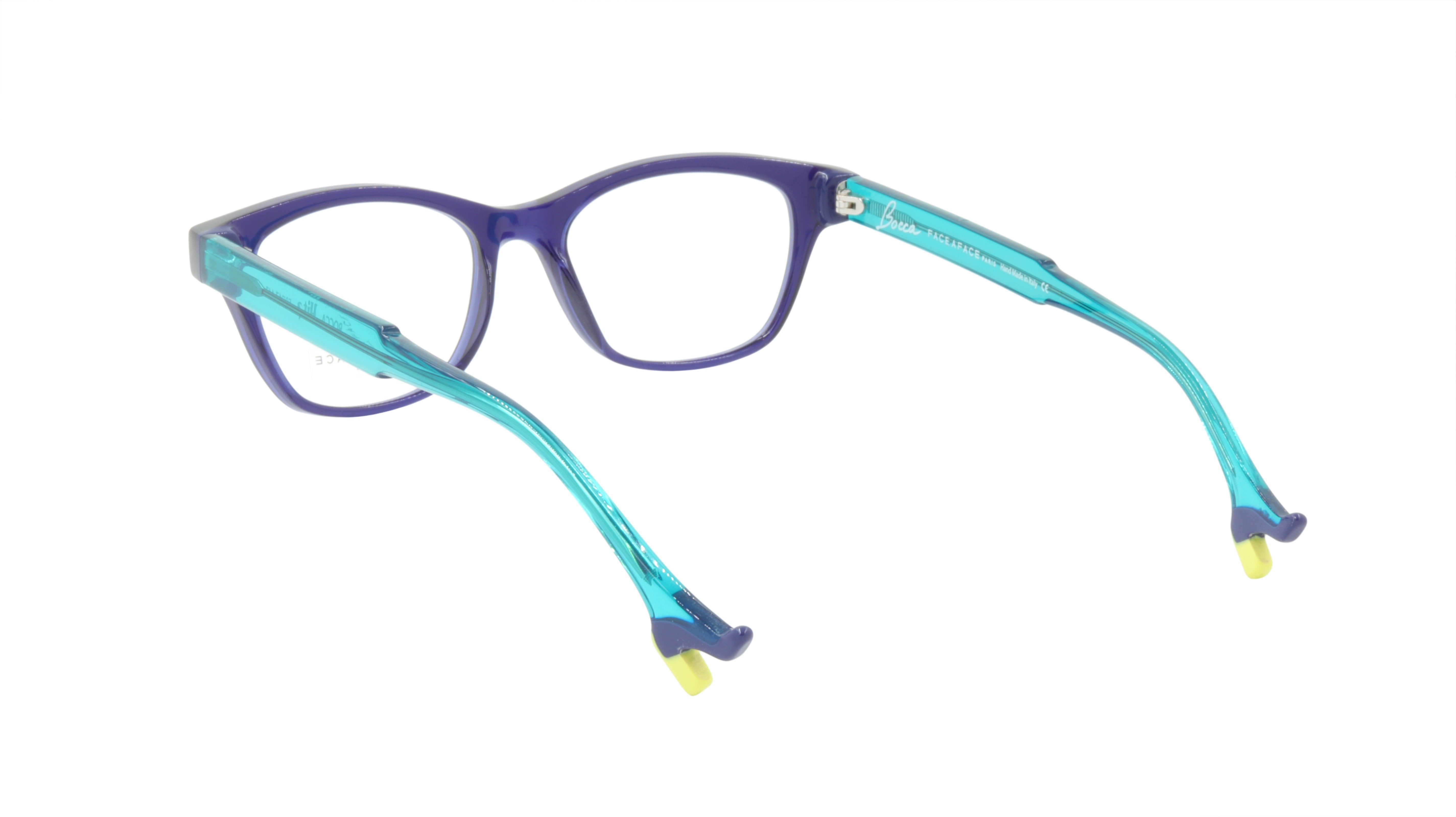 Face A Face BOCCA HIT 2 Eyeglasses Frame - Acetate Ink Blue (008) | Stylish Unisex Optical Glasses for Work & Everyday Wear