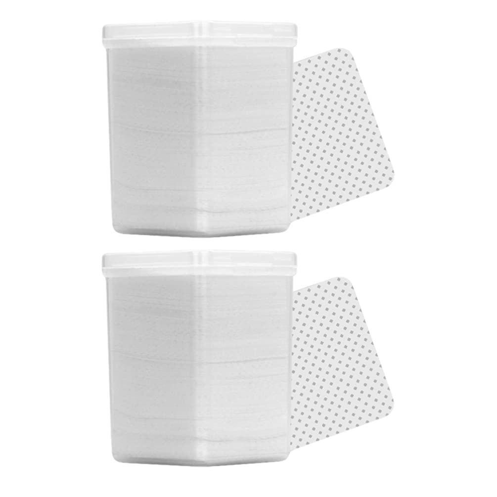 EXCEART 400pcs Soft Nail Polish Remover Wipes - Gentle Glue Cleaning Cotton Pads for Lash Extensions | Professional Nail & Eyelash Adhesive Remover | Ideal for Salon, Home & Travel Use