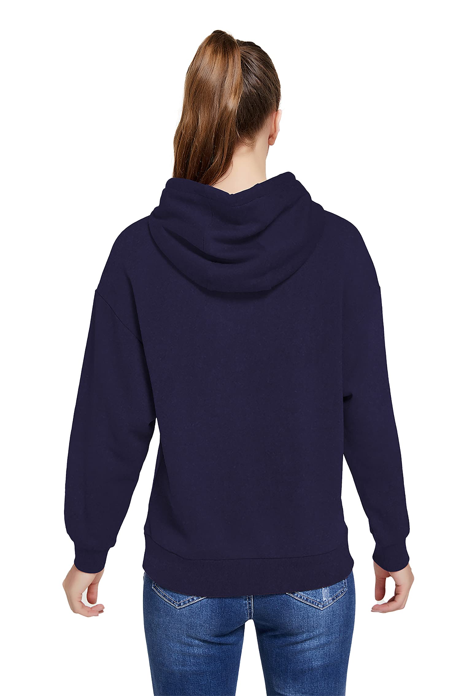 Women's Casual Pullover Hoodie with Drawstring & Pocket - Soft Fleece Sweatshirt for Everyday Wear (Sizes S-2XL) | Perfect for Gym, Running, Outdoor Activities & Lounge Wear