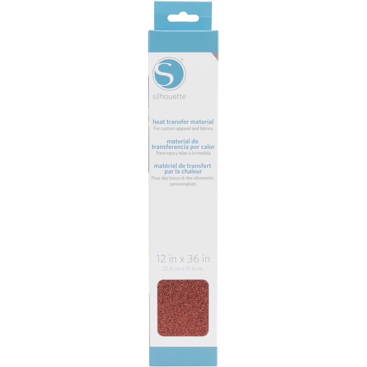 Silhouette America HEAT-12GL-BRZ-C Glitter Heat Transfer Vinyl 12