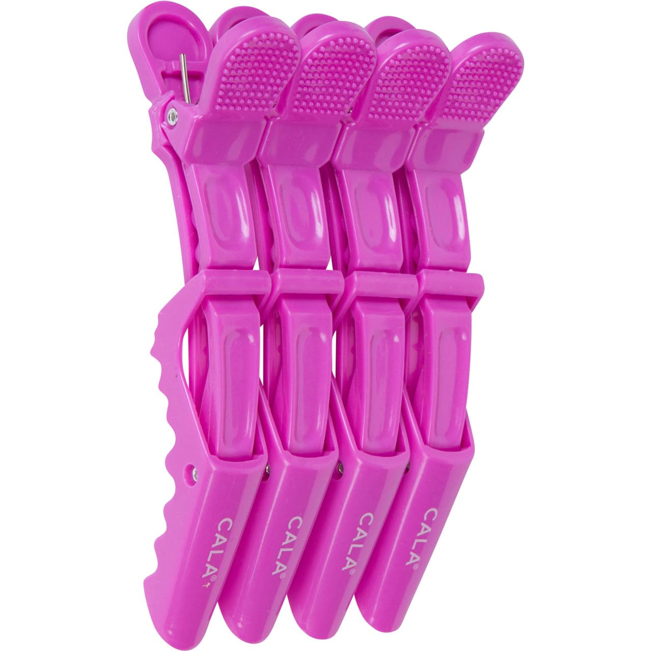 Cala Lavender Croc Hair Clips - 4 Pack | Non-Slip Hair Accessories for Women & Girls | Perfect for School, Parties & Everyday Styling
