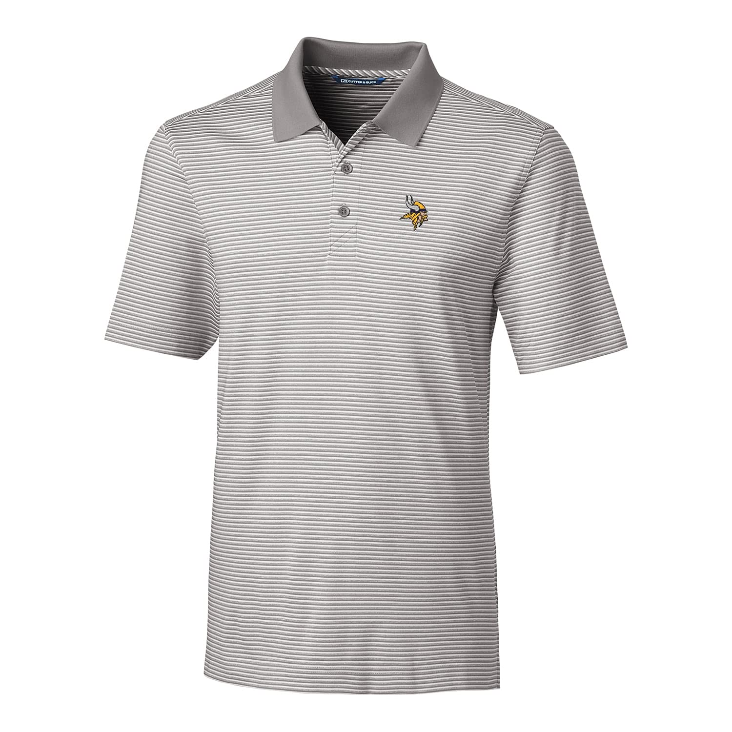 Cutter & Buck Men's NFL Big & Tall Forge Tonal Stripe Polo Shirt - Official Licensed NFL Apparel for Sports Fans & Casual Wear