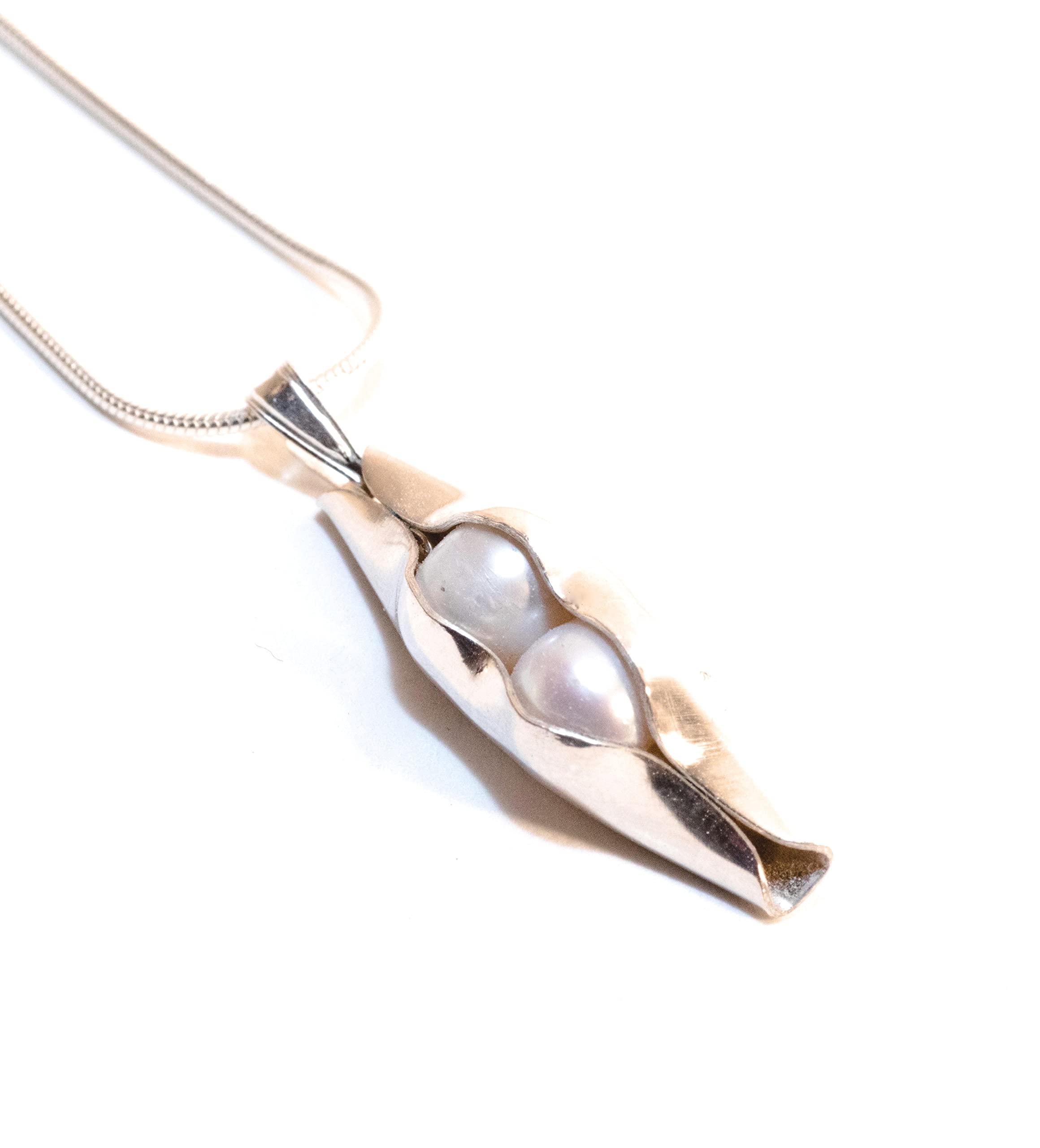 30th Wedding Anniversary Gift for Her - Two Peas in a Pod Pearl Necklace with Freshwater Pearls | Romantic Jewelry Gift for Wife, Partner, or Couple | Perfect for Anniversaries, Valentine's Day & Special Occasions