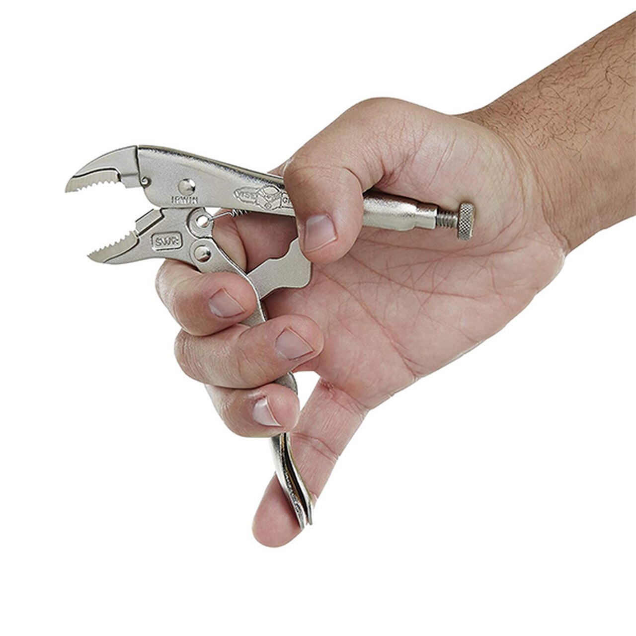 IRWIN 5 Inch Curved Jaw Locking Pliers with Wire Cutters - Heavy Duty Clamp Tool for DIY, Plumbing, and Automotive Repairs - Perfect for Home Improvement and Workshop Projects