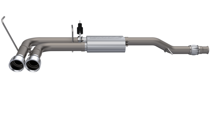 2014-2018 Chevy Silverado & GMC Sierra QTP Screamer Side Exit Cat-Back Exhaust System - High Performance Sound & Power Boost for Off-Road & Street Racing