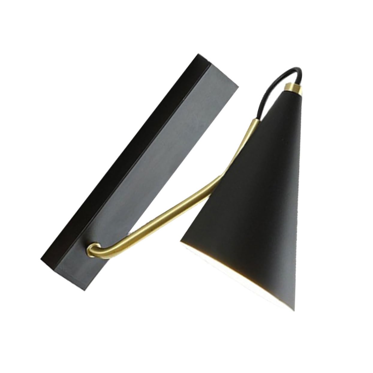 Housoutil 2 Pack Indoor Wall Sconces - Black Iron Art Decorative Wall Lights Without Bulb, Nordic Style for Living Room, Bedroom, Office, and Hallway Lighting Decor