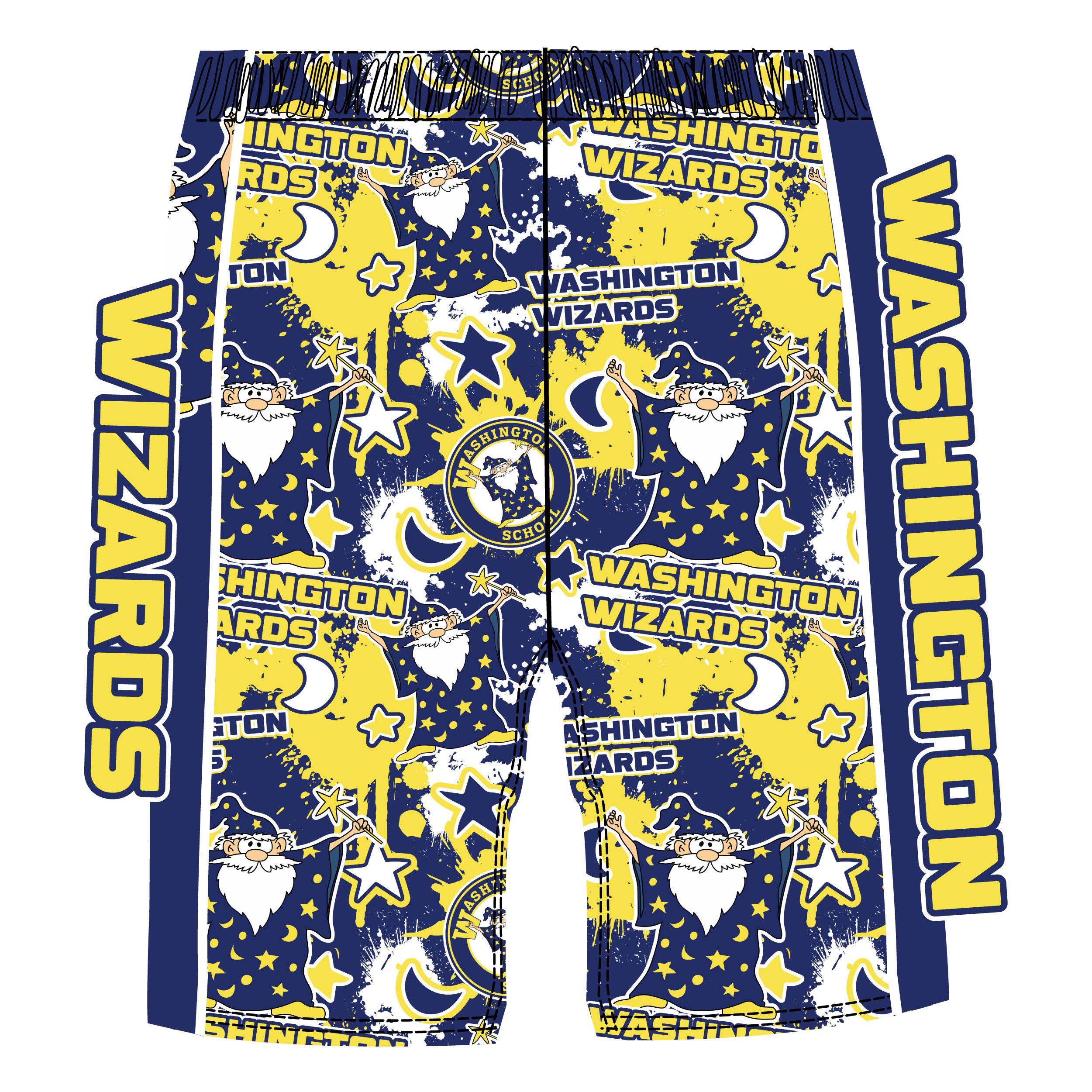 Washington Wizards Basketball Shorts for Boys & Men - NBA Team Apparel for Games, Practice, and Casual Wear