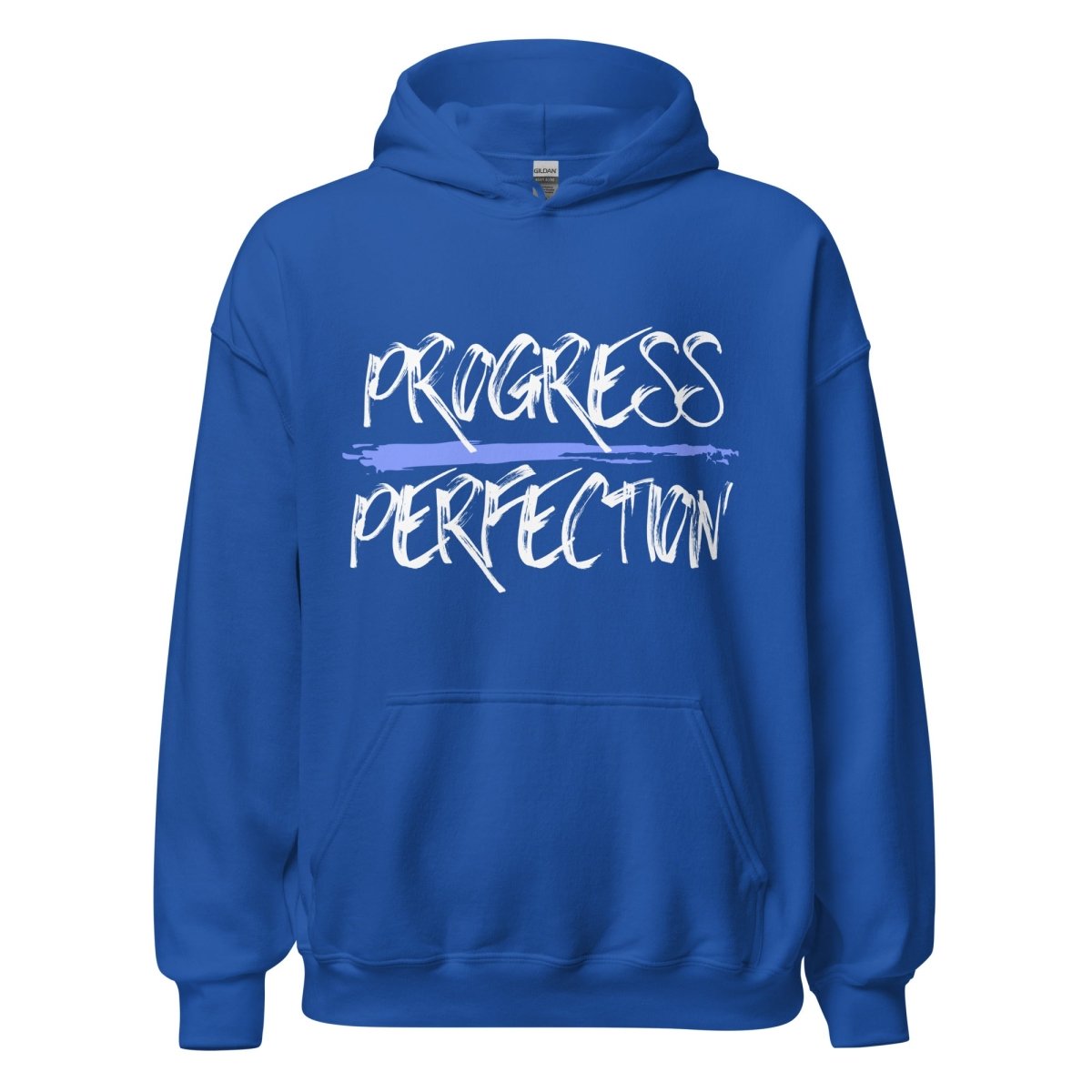 Progress Over Perfection Unisex Hoodie - Soft Cotton Pullover Sweatshirt for Men & Women | Perfect for Casual Wear, Gym, and Outdoor Activities
