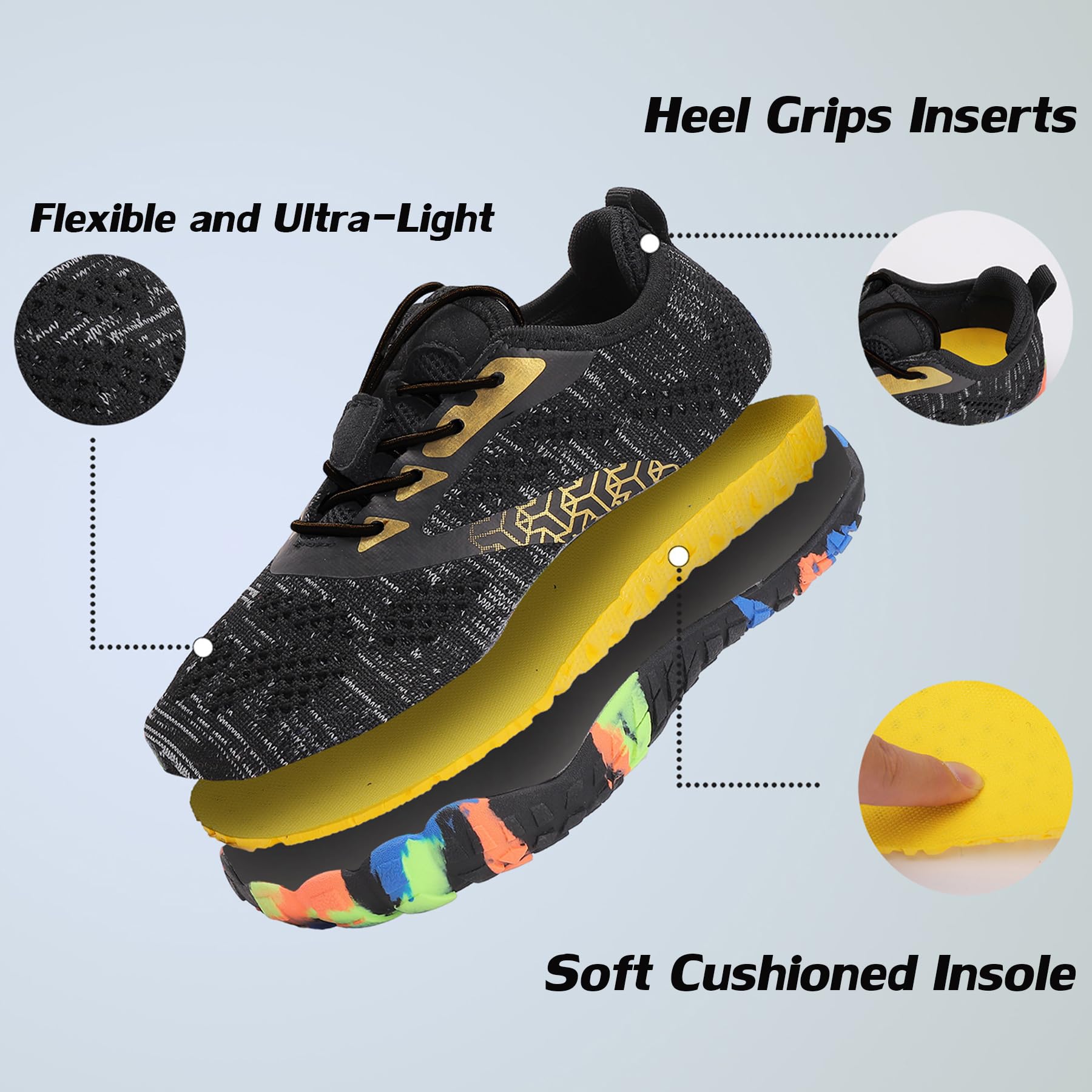 Kids Barefoot Running Shoes for Boys & Girls - Trail, Tennis, Athletic Sneakers for Toddlers to Big Kids - Outdoor Play & Sports