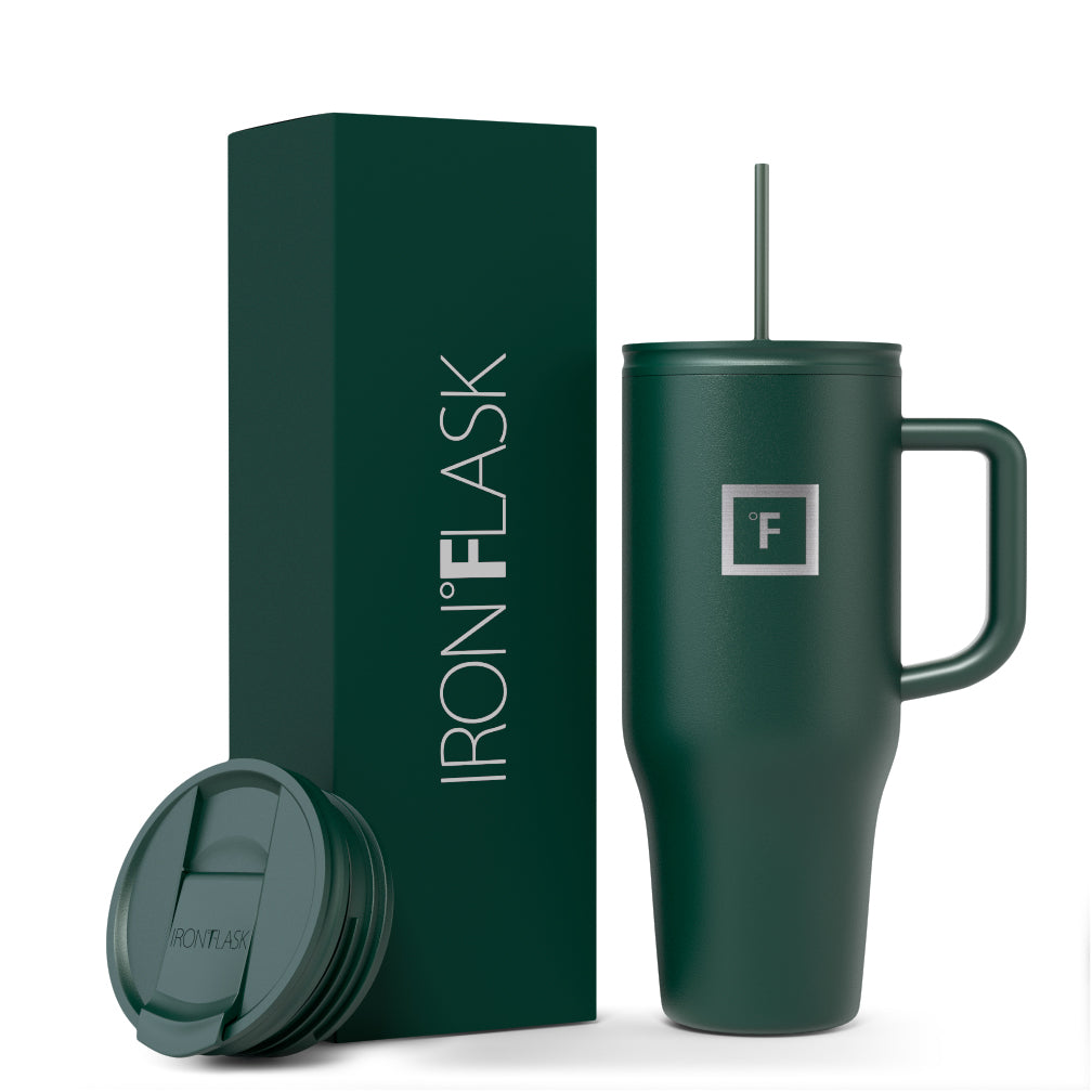 32 Oz Co Pilot Tumbler with Lid and Straw - Insulated Stainless Steel Travel Mug for Hot & Cold Drinks - Perfect for Commuting, Camping, and Office Use