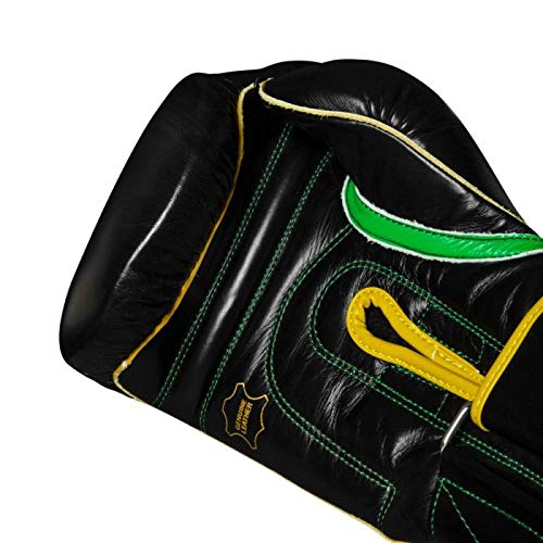 Title Boxing WBC Training Bag Gloves 12OZ - Premium Black & Green Boxing Gloves for Heavy Bag Workouts, Sparring & MMA Training | Ideal for Boxing Gyms, Home Workouts & Fitness Training