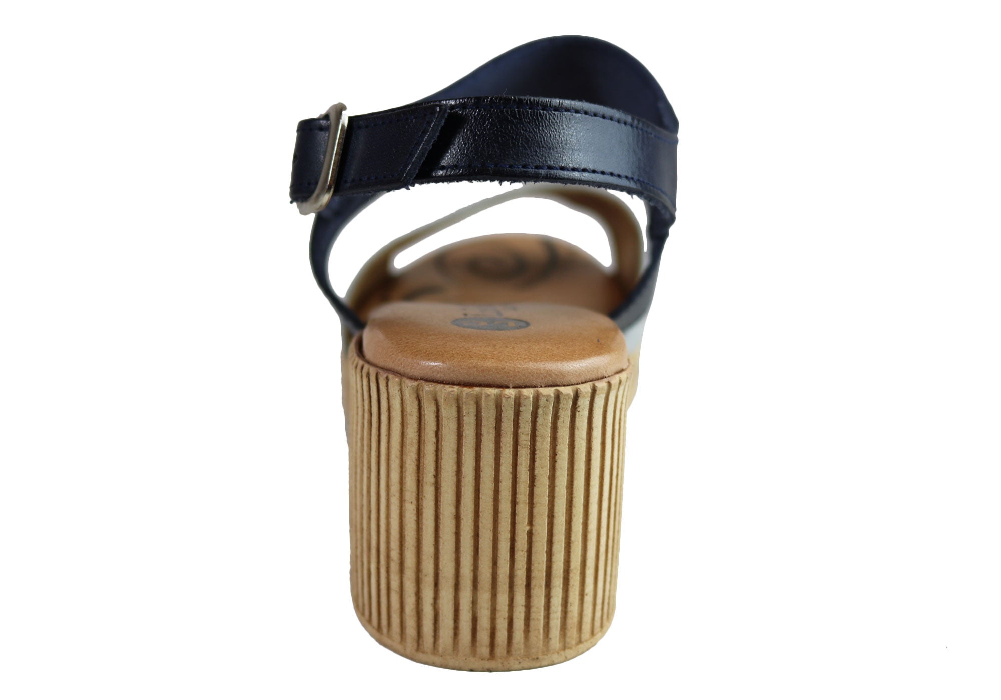 Lola Canales Mia Women's Comfort Leather Mid Heel Sandals - Handmade in Spain - Perfect for Summer Outings, Weddings & Office Wear