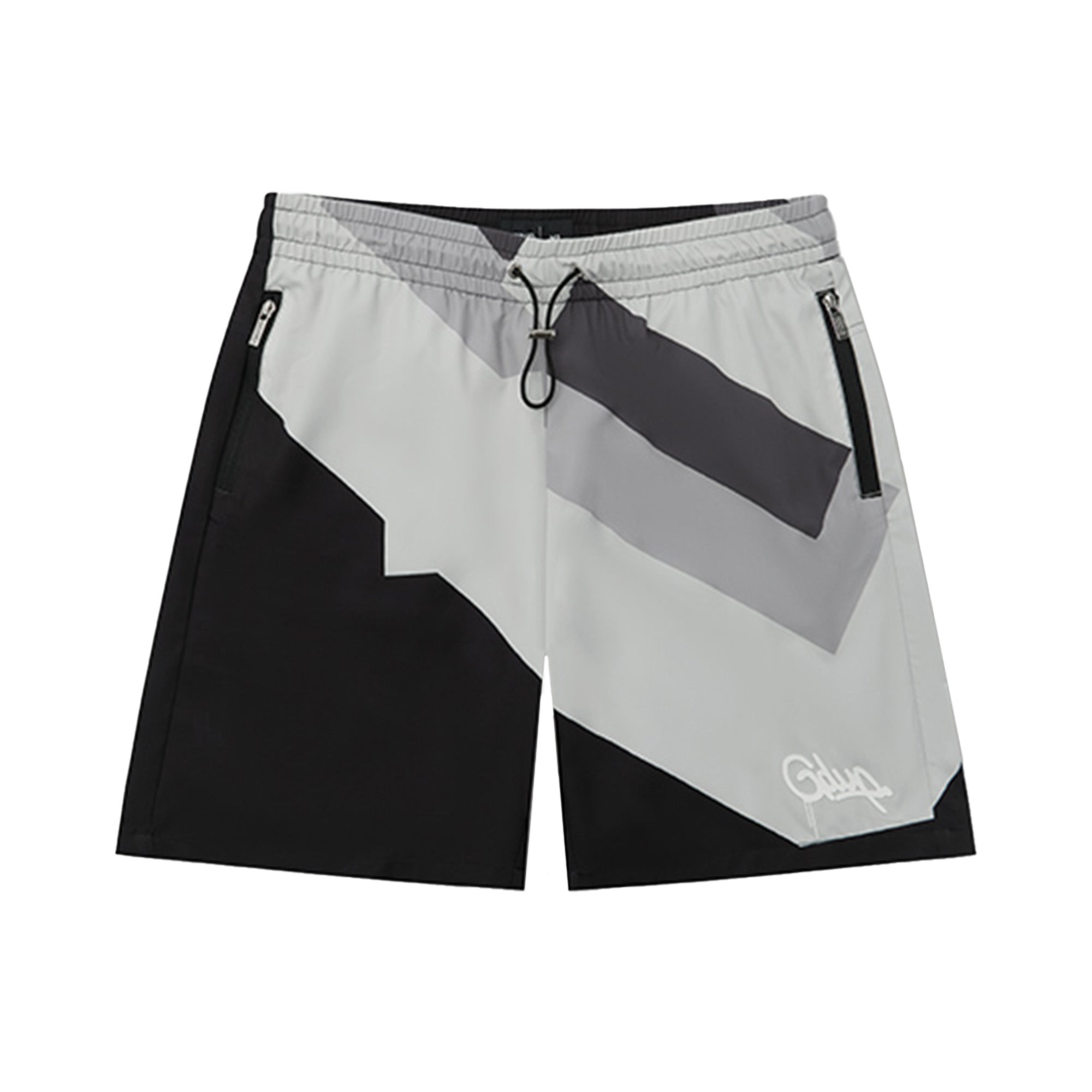 Geedup G Sublimated Lightweight Running Shorts for Men - Breathable Quick-Dry Athletic Shorts (Black/Grey) - Perfect for Gym, Jogging & Summer Workouts (2024 Collection)