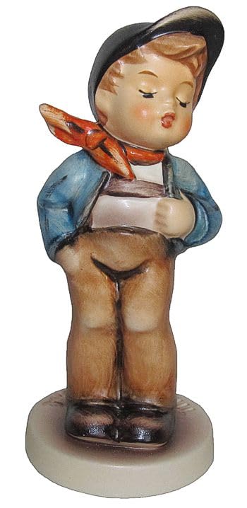Hummel Lucky Fellow Boy Figurine - Collectible Porcelain Statue - Perfect for Home Decor, Gift & Display