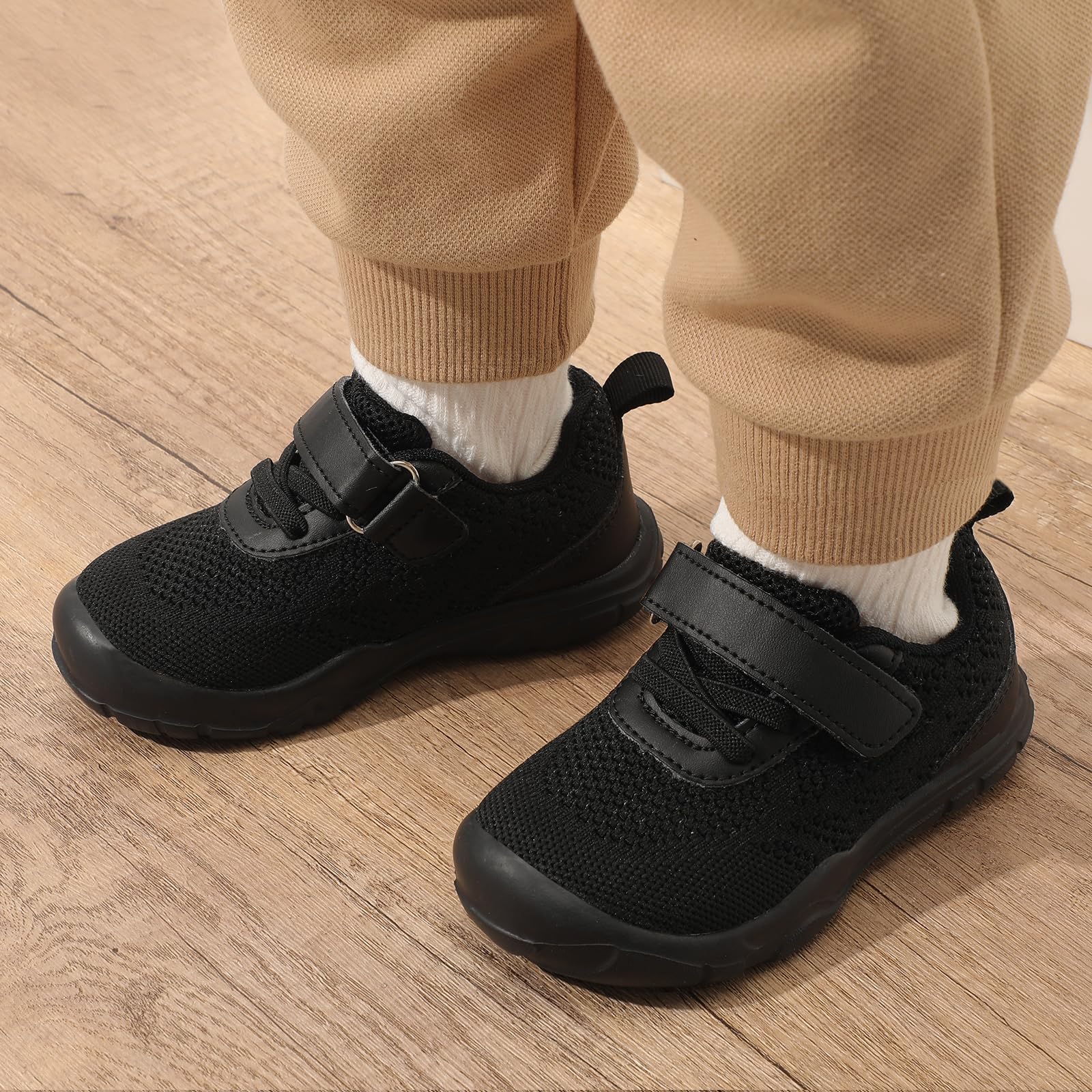 BARERUN Barefoot Shoes for Toddlers Boys & Girls - Breathable Kids Sneakers for School, Tennis, Running & Walking - Slip On Lightweight Infant Shoes (Perfect for Playground, Gym Class & Everyday Wear)