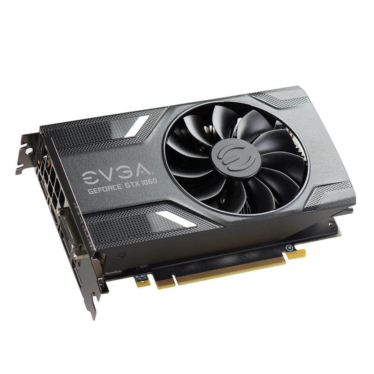 EVGA GeForce GTX 1060 6GB GDDR5 Gaming Graphics Card - Single Fan ACX 2.0 Cooler, DX12 Support, PXOC (Renewed) - Perfect for 1080p Gaming, VR & Video Editing