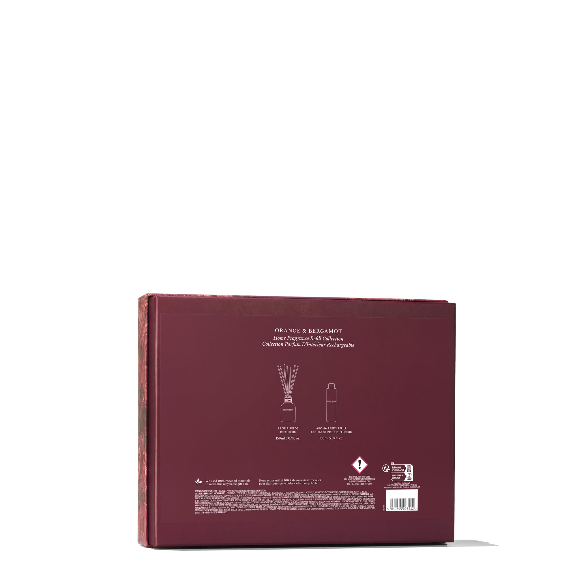 Molton Brown Orange & Bergamot Luxury Home Fragrance Gift Set - Premium Scented Candles & Diffusers for Living Room, Bedroom & Bathroom Decor