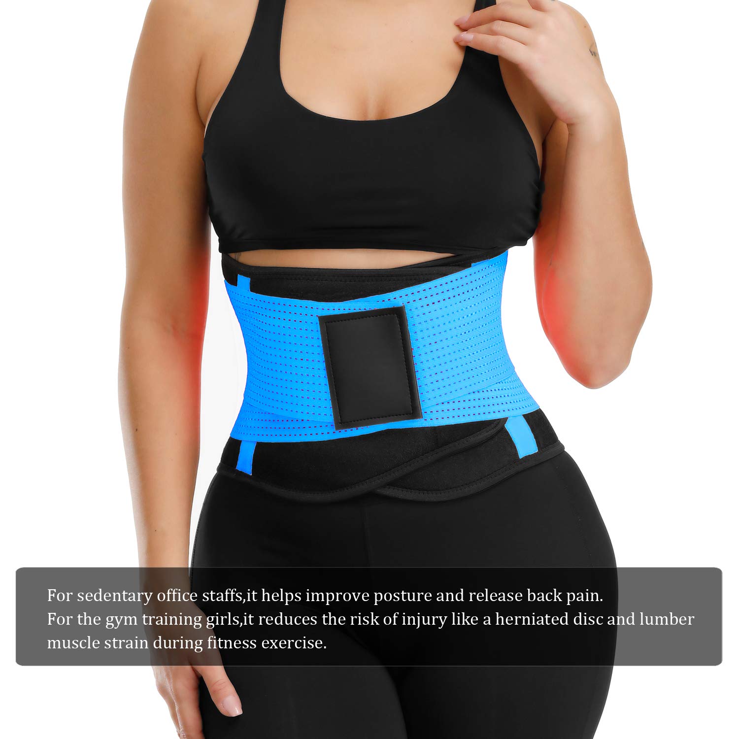 VENUZOR Waist Trainer Belt for Women - Slimming Waist Cincher & Body Shaper - Postpartum Recovery & Workout Girdle - Tummy Control Corset for Weight Loss & Gym Training