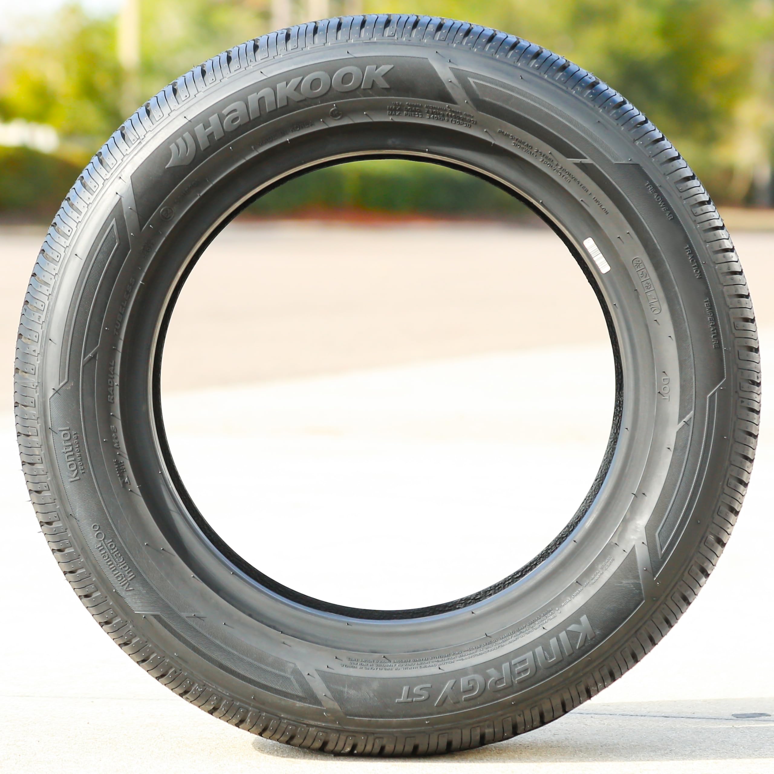 Hankook Kinergy ST (H735) 225/45R17 91H All-Season Performance Tire - Reliable Traction for Sedans & Coupes in Rain, Snow & Dry Conditions