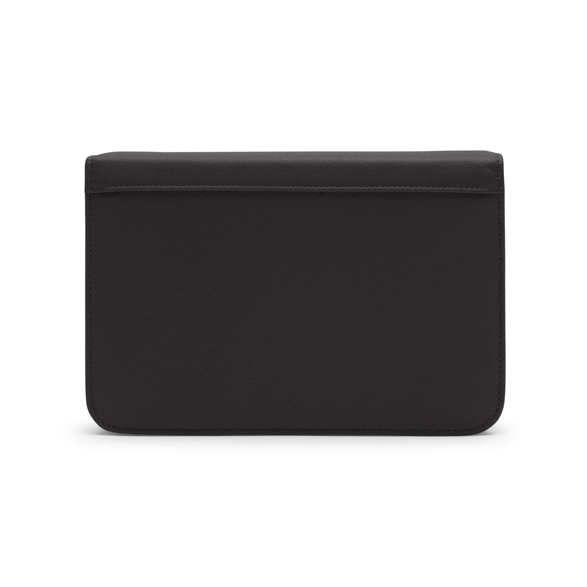 Leatherology Black Onyx Large Jewelry Organizer Case - Premium Leather Jewelry Box with Ample Storage & Travel-Friendly Design | Perfect for Necklace, Ring & Earring Organization at Home or Travel