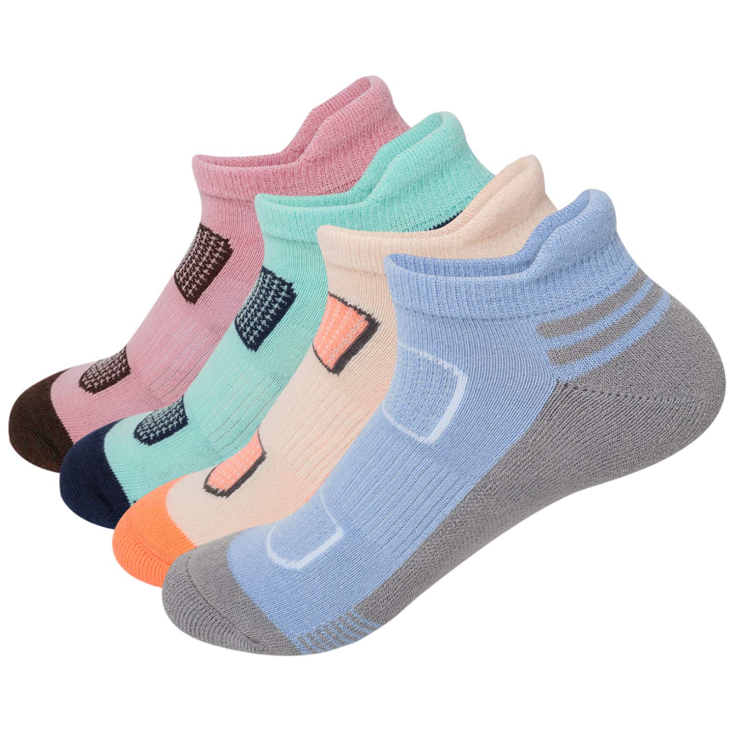 Coolmax Athletic Running Ankle Socks for Women - Breathable Low Cut Sports Socks (4/6 Pairs) - Perfect for Jogging, Gym Workouts & Everyday Comfort