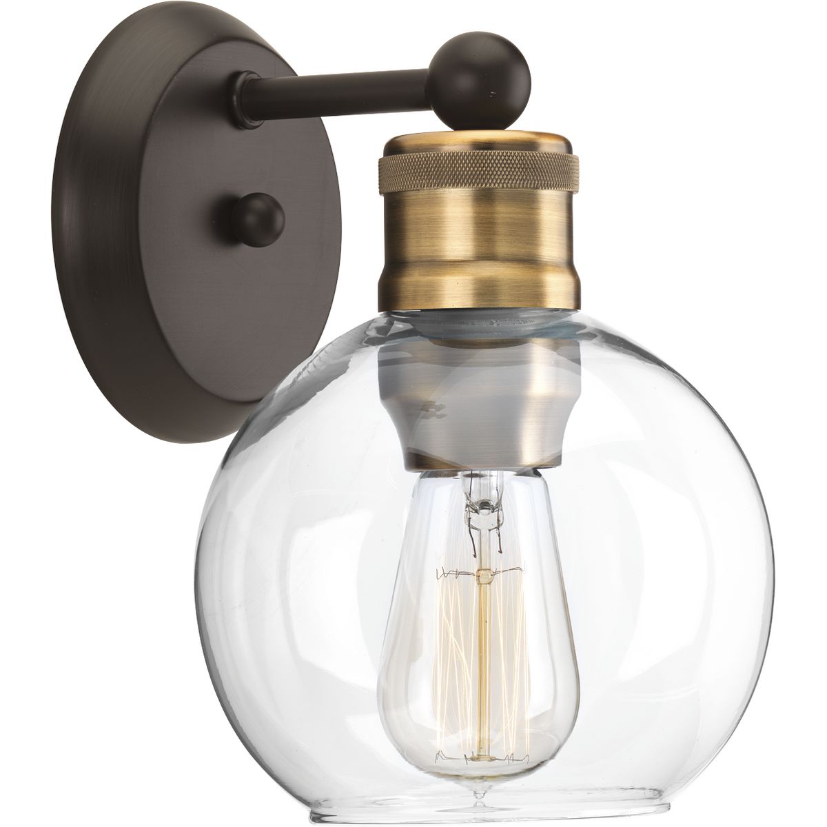 Modern Vanity Light Fixture - 3-Light Bathroom Mirror Lighting with Clear Glass Shades - Perfect for Bathroom, Bedroom, and Dressing Room Makeup Area