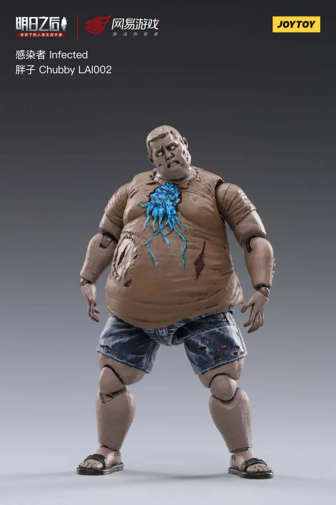 1/18 JOYTOY 3.75 Inch Zombie Action Figure - Life After Infected Person Series | Post-Apocalyptic Collectible for Horror Fans & Diorama Scenes