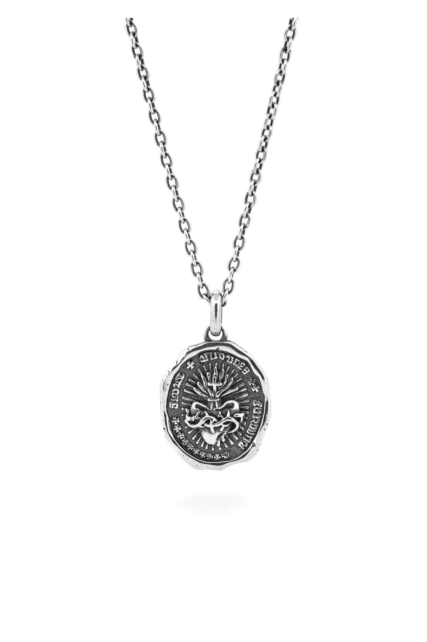 Sacred Heart Necklace for Women - Religious Pendant with 18K Gold Plating & Cubic Zirconia - Perfect for Church, Weddings & Everyday Faith Jewelry