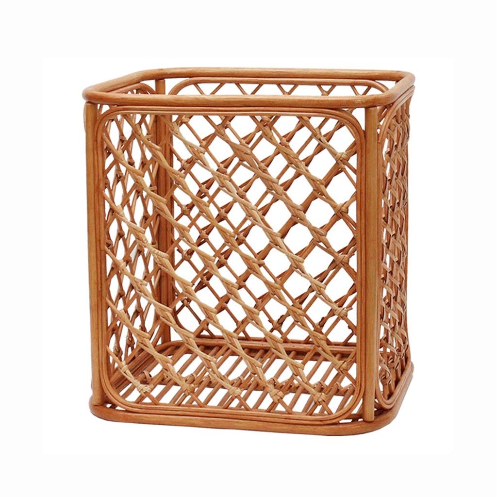 YXDO Large Rattan Storage Basket - Natural Small Laundry Hamper & Organizer for Bedroom, Bathroom, Picnic, Beach | Multi-Purpose Woven Bin for Clothes, Toys & Home Decor