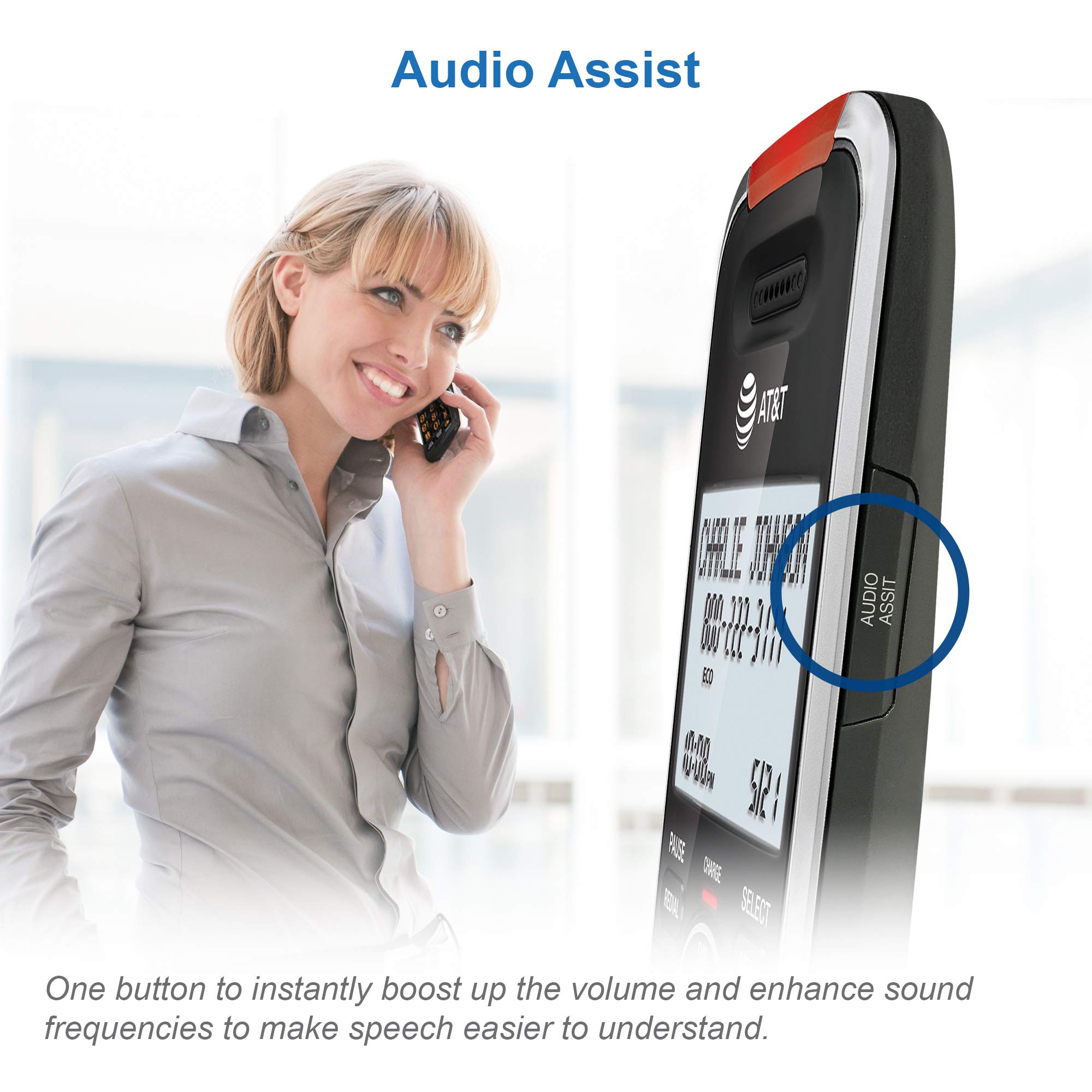 AT&T BL102-2S 2-Handset Cordless Phone with Digital Answering System, 2