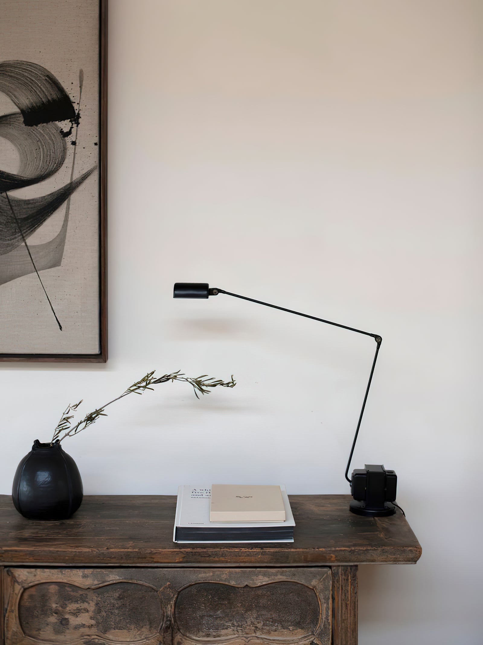 Dynamo Table Lamp - Vintage Industrial Style LED Desk Light for Home Office, Bedroom & Study | Energy Efficient & Adjustable Brightness