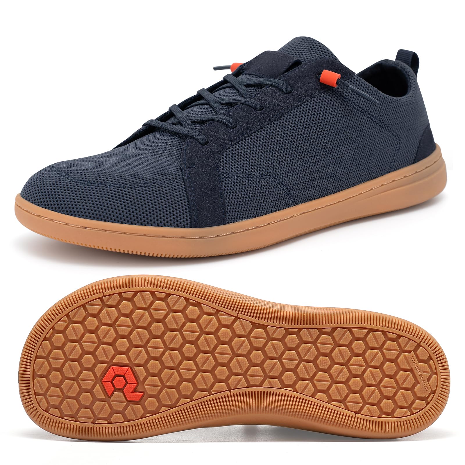 Men's Barefoot Wide Toe Box Shoes - Zero Drop Minimalist Slip-On Walking Shoes for Men | Extra Wide Comfort for Natural Movement | Perfect for Hiking, Gym & Everyday Wear