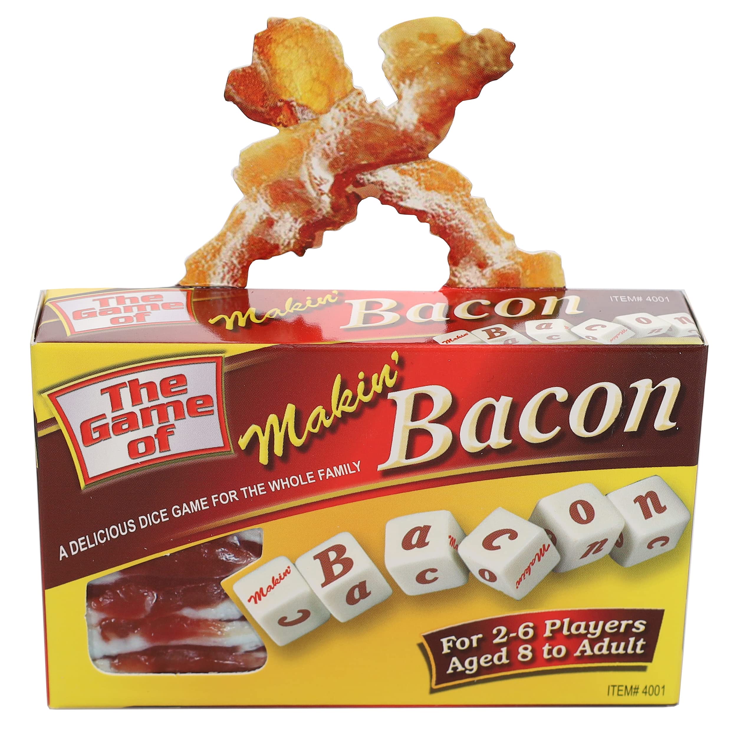 **Makin' Bacon Dice Game - Fun Family Board Game for Adults & Kids - Perfect for Parties, Game Nights & Travel**