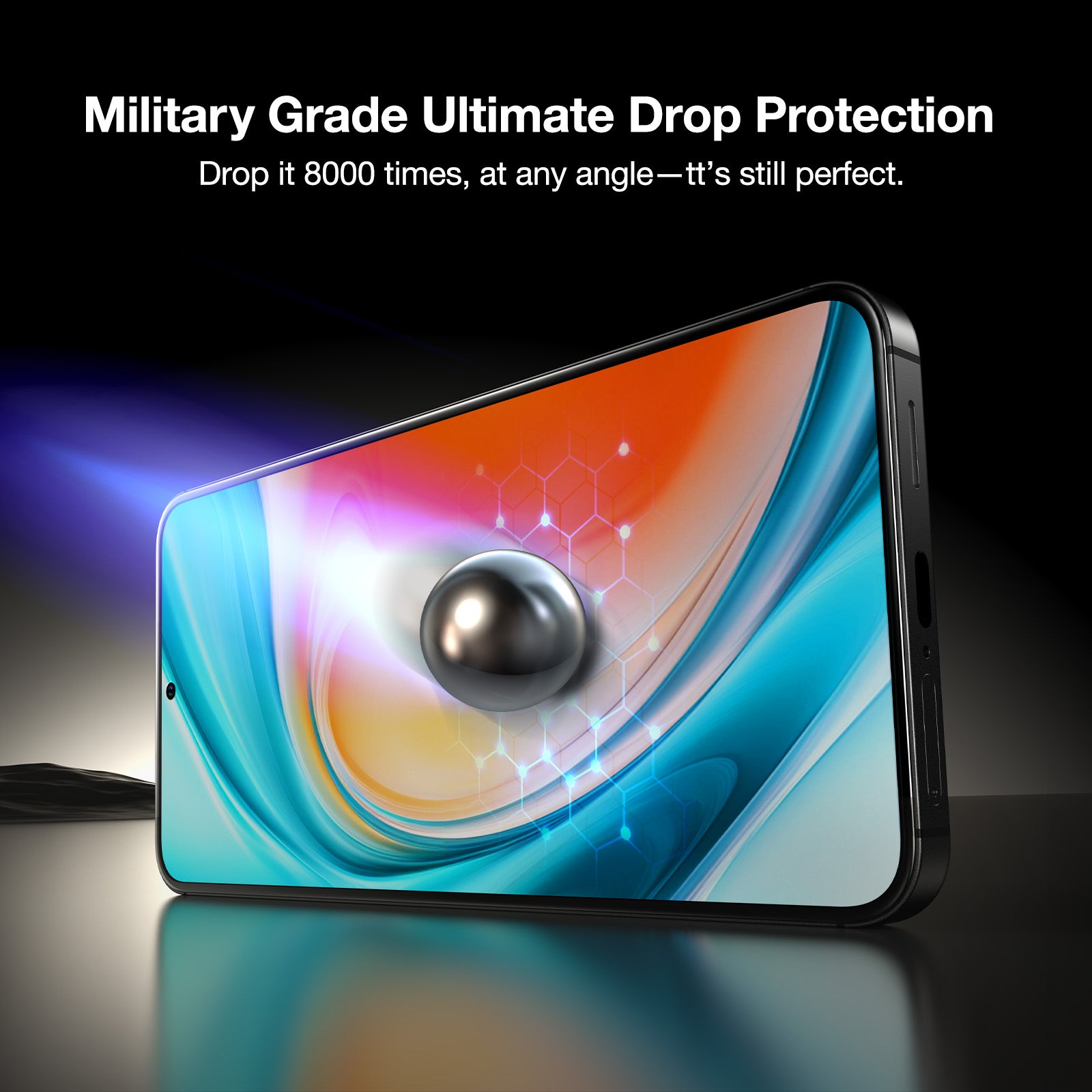 Tempered Glass Screen Protector for Samsung Galaxy S25 - HD Clear, Anti-Scratch, Bubble-Free - Perfect for Work, Travel & Everyday Use